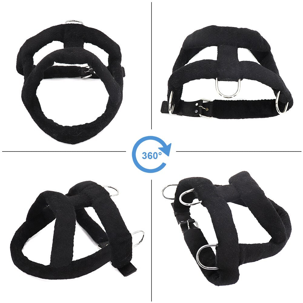 Adjustable Dog Weight Pulling Training Harness Pulling Leash for Medium Large Work Dogs Husky Weight Pulling Harnesses Vest