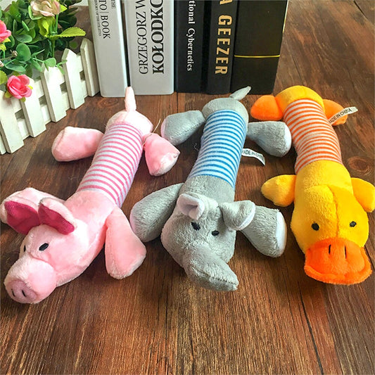 Pet Dog Toy Squeak Plush Toy for Dogs Supplies Fit for All Puppy Pet Sound Toy Funny Durable Chew Molar Cute Toy Pets Supplies